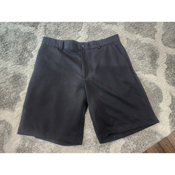 Men's Greg Norman for Tasso Elba Golf Shorts Deep Black Size 34 - Picture 1 of 6